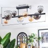 Chehalis Plafondlamp, Kogellampje Amber, Rookkleurig, 8-lichts