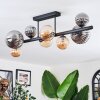 Chehalis Plafondlamp, Kogellampje Amber, Rookkleurig, 8-lichts