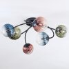 Chehalis Plafondlamp, Kogellampje Blauw, Groen, Duidelijk, Koperkleurig, 6-lichts