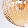 Chehalis Plafondlamp, Kogellampje Amber, 8-lichts