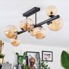 Chehalis Plafondlamp, Kogellampje Amber, 8-lichts