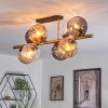 Koyoto Plafondlamp, Kogellampje Goud, Zwart, 8-lichts