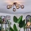 Chehalis Plafondlamp, Kogellampje 58 cm Rookkleurig, 6-lichts