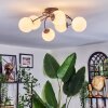 Chehalis Plafondlamp, Kogellampje Wit, 6-lichts
