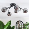 Chehalis Plafondlamp, Kogellampje Rookkleurig, 6-lichts