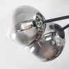 Chehalis Plafondlamp, Kogellampje 20 cm Duidelijk, Rookkleurig, 6-lichts