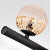 Chehalis Plafondlamp, Kogellampje Amber, Duidelijk, Rookkleurig, 8-lichts