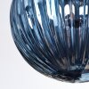 Chehalis Plafondlamp, Kogellampje Blauw, Groen, Koperkleurig, 8-lichts