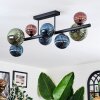 Chehalis Plafondlamp, Kogellampje Blauw, Groen, Koperkleurig, 8-lichts