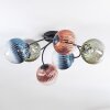 Chehalis Plafondlamp, Kogellampje 64 cm Blauw, Groen, Duidelijk, Koperkleurig, 6-lichts