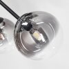 Chehalis Plafondlamp, Kogellampje 18 cm Duidelijk, Rookkleurig, 6-lichts