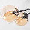 Chehalis Plafondlamp, Kogellampje 18 cm Amber, 6-lichts