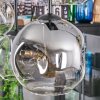 Koyoto Hanglamp, Kogellampje, Hanglamp Amber, Duidelijk, Rookkleurig, 6-lichts