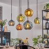 Ripoll Hanglamp, Kogellampje, Hanglamp Blauw, Goud, Groen, Koperkleurig, 6-lichts
