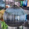 Koyoto Hanglamp, Kogellampje, Hanglamp Blauw, Goud, Groen, 6-lichts