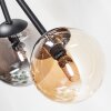 Chehalis Plafondlamp, Kogellampje 55 cm Amber, Rookkleurig, 6-lichts