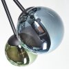 Chehalis Plafondlamp, Kogellampje Blauw, Groen, Koperkleurig, 6-lichts