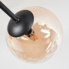 Chehalis Plafondlamp, Kogellampje 55 cm Amber, Duidelijk, 6-lichts