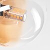 Chehalis Plafondlamp, Kogellampje Amber, Duidelijk, 6-lichts