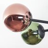 Chehalis Plafondlamp, Kogellampje Blauw, Groen, Koperkleurig, 6-lichts