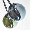 Chehalis Plafondlamp, Kogellampje Blauw, Groen, Koperkleurig, 6-lichts