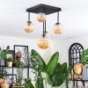Chehalis Plafondlamp, Kogellampje Amber, 5-lichts