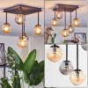 Chehalis Plafondlamp, Kogellampje Amber, Rookkleurig, 5-lichts