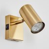 Javel Wandlamp, Muurspot Goud, 1-licht