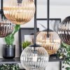Chehalis Plafondlamp, Kogellampje Amber, Duidelijk, Rookkleurig, 5-lichts