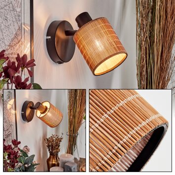 Kinnared Wandlamp, Muurspot Zwart, 1-licht