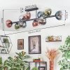 Gastor Plafondlamp, Kogellampje Blauw, Chroom, Groen, Duidelijk, Koperkleurig, Rookkleurig, 10-lichts