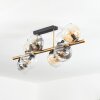 Koyoto Plafondlamp, Kogellampje Goud, Zwart, 8-lichts
