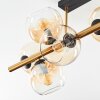 Koyoto Plafondlamp, Kogellampje Goud, Zwart, 8-lichts