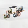 Gastor Plafondlamp, Kogellampje Goud, Zwart, 8-lichts
