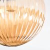 Chehalis Plafondlamp, Kogellampje Amber, Duidelijk, Rookkleurig, 3-lichts