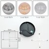 Chehalis Plafondlamp, Kogellampje Amber, Duidelijk, Rookkleurig, 3-lichts