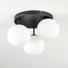 Chehalis Plafondlamp, Kogellampje Wit, 3-lichts