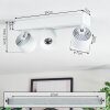 Narel Plafondlamp, Plafondspot LED Wit, 3-lichts