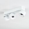 Narel Plafondlamp, Plafondspot LED Wit, 3-lichts