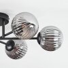 Chehalis Plafondlamp, Kogellampje 55 cm Rookkleurig, 6-lichts