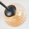 Chehalis Plafondlamp, Kogellampje 55 cm Amber, 6-lichts