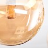Chehalis Plafondlamp, Kogellampje 30 cm Amber, 3-lichts