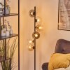 Koyoto Kogellampje, Staande lamp 32 cm Amber, Duidelijk, Rookkleurig, 6-lichts