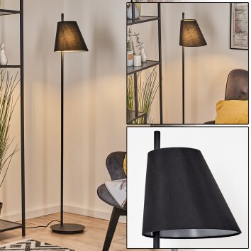 Suren Staande lamp Zwart, 1-licht