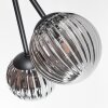 Chehalis Plafondlamp, Kogellampje 62 cm Rookkleurig, 6-lichts