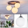 Chehalis Plafondlamp, Kogellampje 30 cm Wit, 3-lichts