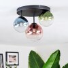 Chehalis Plafondlamp, Kogellampje 30.5 cm Blauw, Groen, Duidelijk, Koperkleurig, 3-lichts