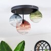 Chehalis Plafondlamp, Kogellampje 30.5 cm Blauw, Groen, Duidelijk, Koperkleurig, 3-lichts