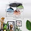 Chehalis Plafondlamp, Kogellampje 33.5 cm Blauw, Groen, Duidelijk, Koperkleurig, 3-lichts