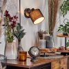 Bassagoda Wandlamp, Muurspot Zwart, 1-licht